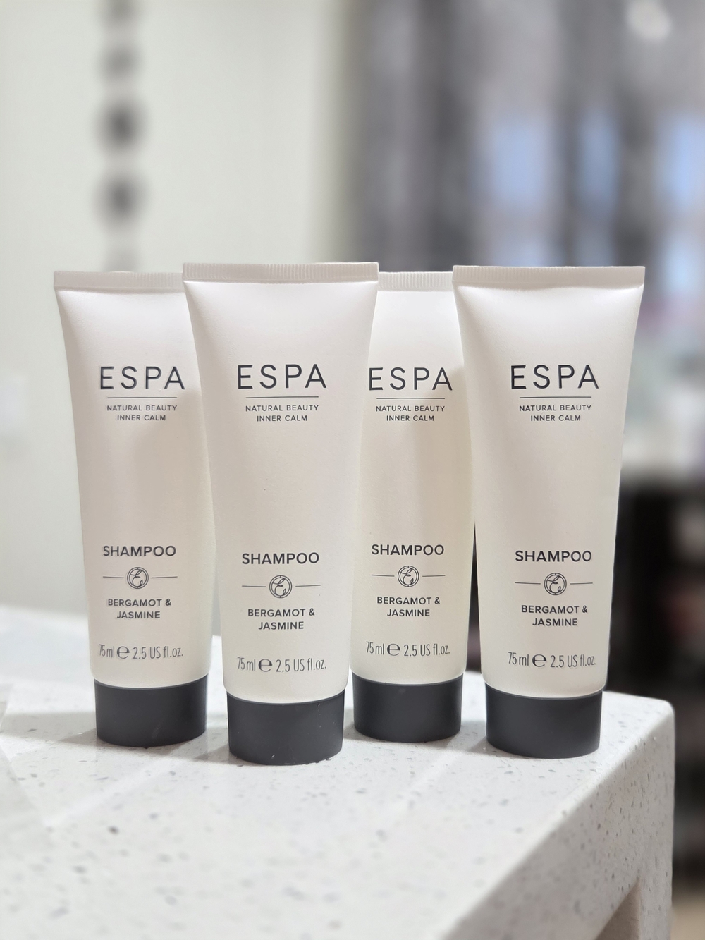 ESPA Bergamot & Jasmine Shampoo - Cream (75ml) X4